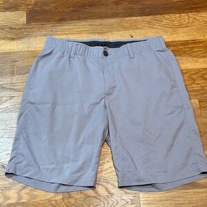 UNDER ARMOUR gray heat gear shorts